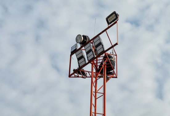 LED High Mast Light Standards Estàndards de llum LED alts
